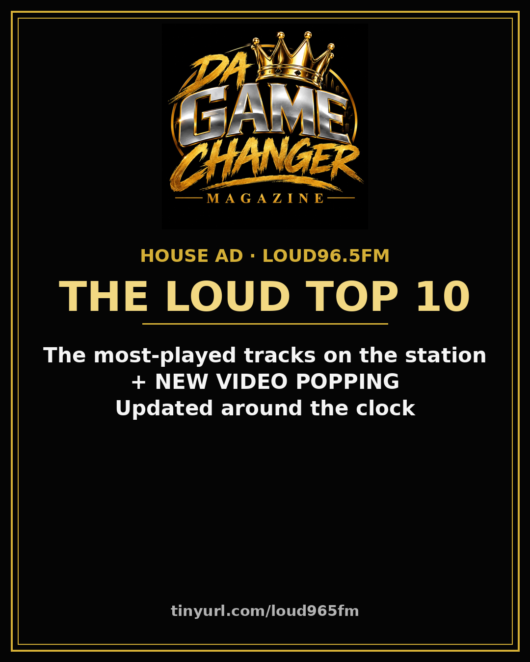 The LOUD Top 10 on LOUD96.5FM